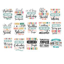 Sarcastic Sheet UV DTF Bundle- 40 Decals Limited quantities
