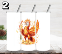 Fire of a Phoenix UV DTF Decal