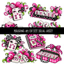 Mahjong UV DTF Decal sheets 11 Designs available