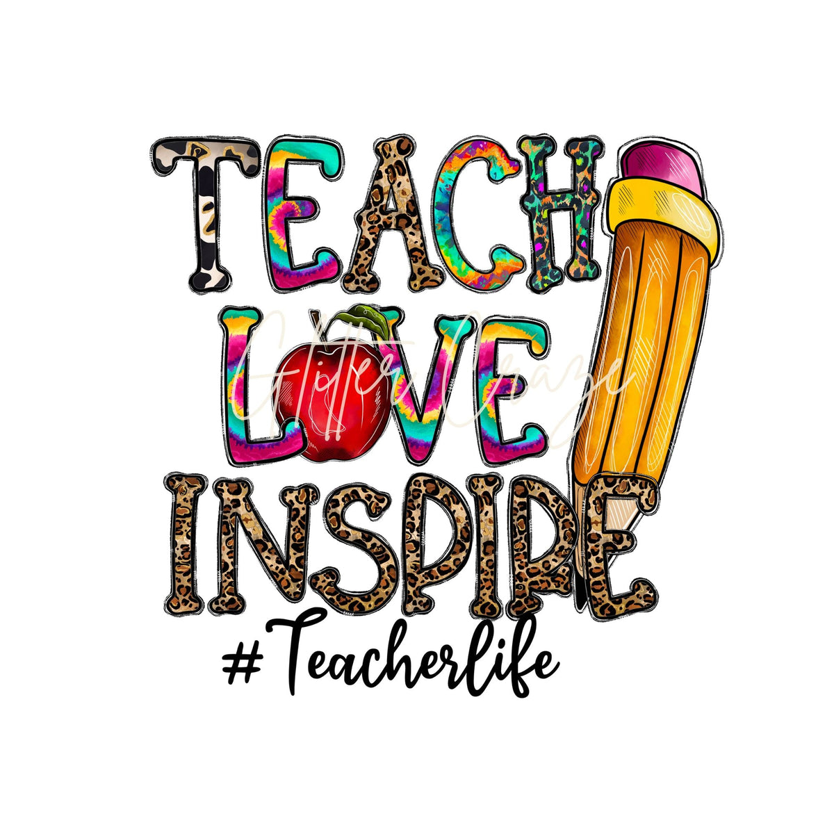 Teacher UV DTF decals - 8 Designs