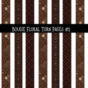 Bougie Floral Torn Pages UV DTF Decal sheets 6 Designs available