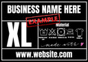 Tagless Shirt Tag editable Canva Template