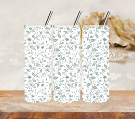 Vintage Leaves UV DTF Tumbler wraps- 3 color options