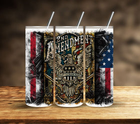 2nd Amendment vinyl Tumbler wrap