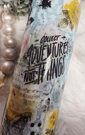 Love the little things 20oz skinny Stainless steel finished Tumbler