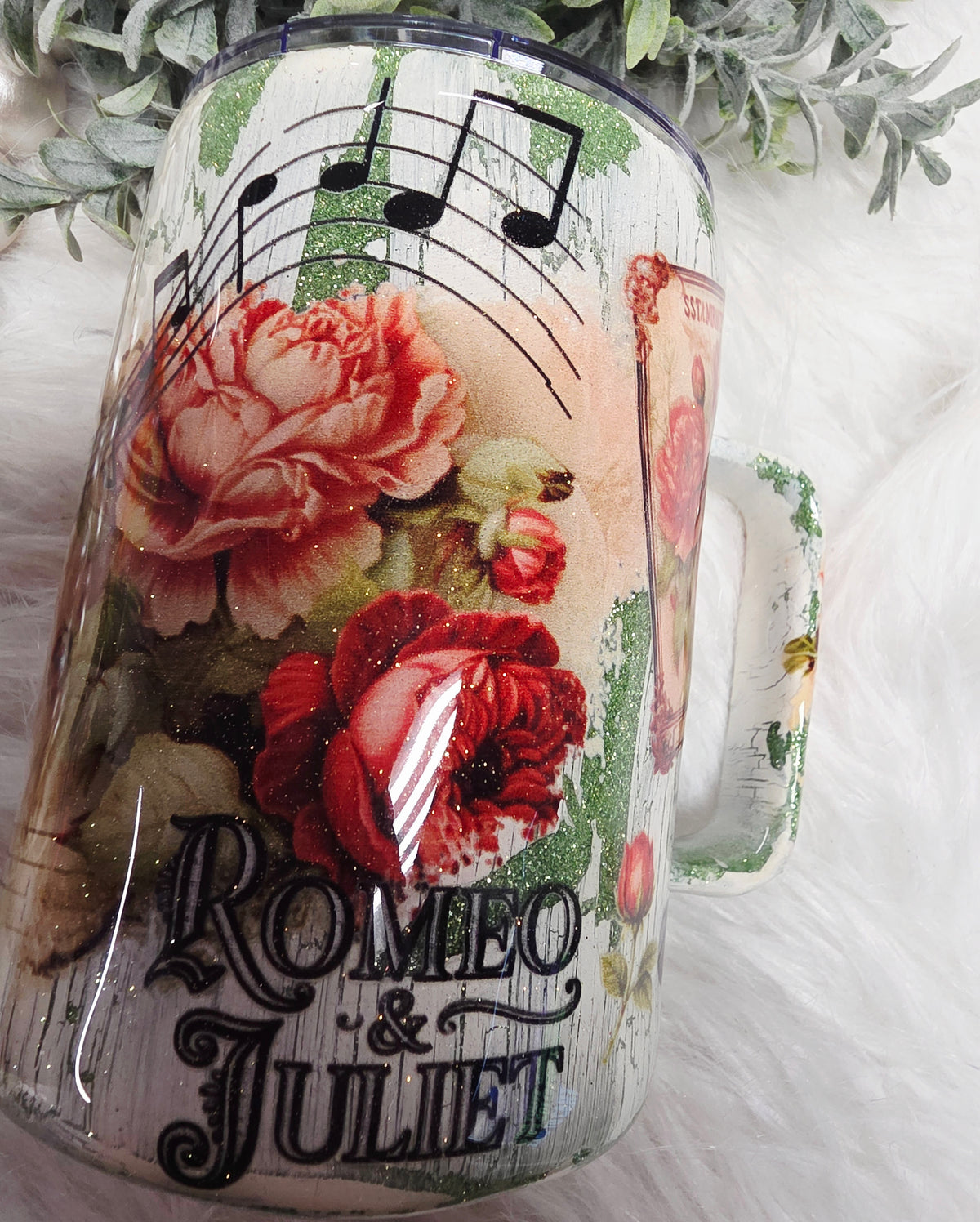 Romeo and Juliet 16oz Coffee Mug Stainless steel finished Tumbler