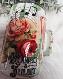 Romeo and Juliet 16oz Coffee Mug Stainless steel finished Tumbler