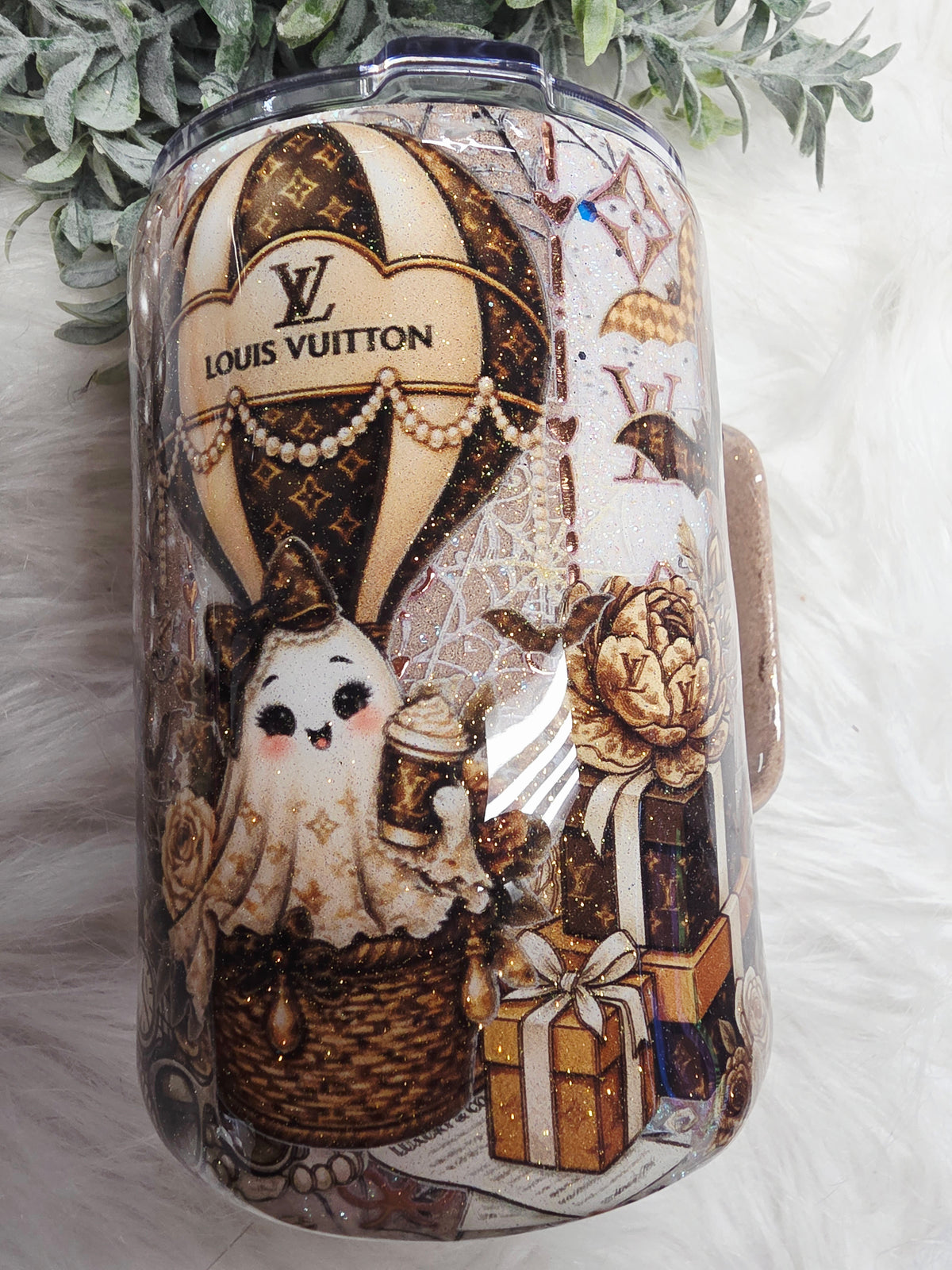 Bougie Ghosts 16oz Coffee Mug Stainless steel finished Tumbler