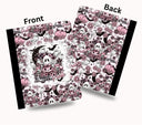 In October we wear pink vinyl composition notebook wrap