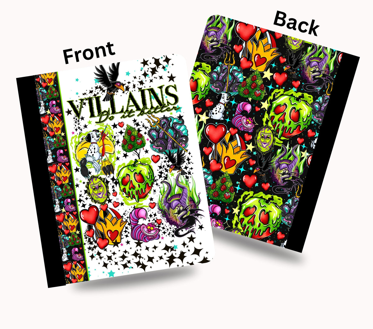 Villains do it better vinyl composition notebook wrap