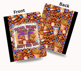 Whatameal vinyl composition notebook wrap