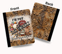 I'm not hard to handle, you're under qualified vinyl composition notebook wrap (Copy)