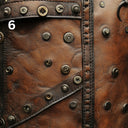 Cowboy Leather Collection 12x12 Vinyl Sheets- 8 Designs Available