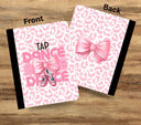Tap Dance Pink vinyl composition notebook wrap