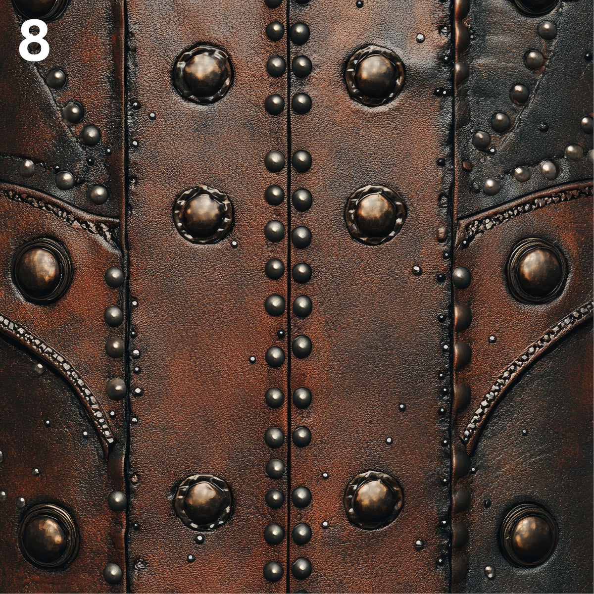 Cowboy Leather Collection 12x12 Vinyl Sheets- 8 Designs Available