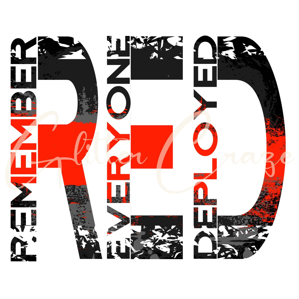 Red Friday Transfer On Friday's we wear Red DTF Transfers- 3 Designs – Kraft Craze