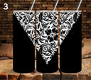 Floral Tool UV DTF Vsplit tumbler wraps white 7 Designs