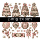 Bougie Nutcracker Chanel UV DTF Decal sheets 11 Designs available