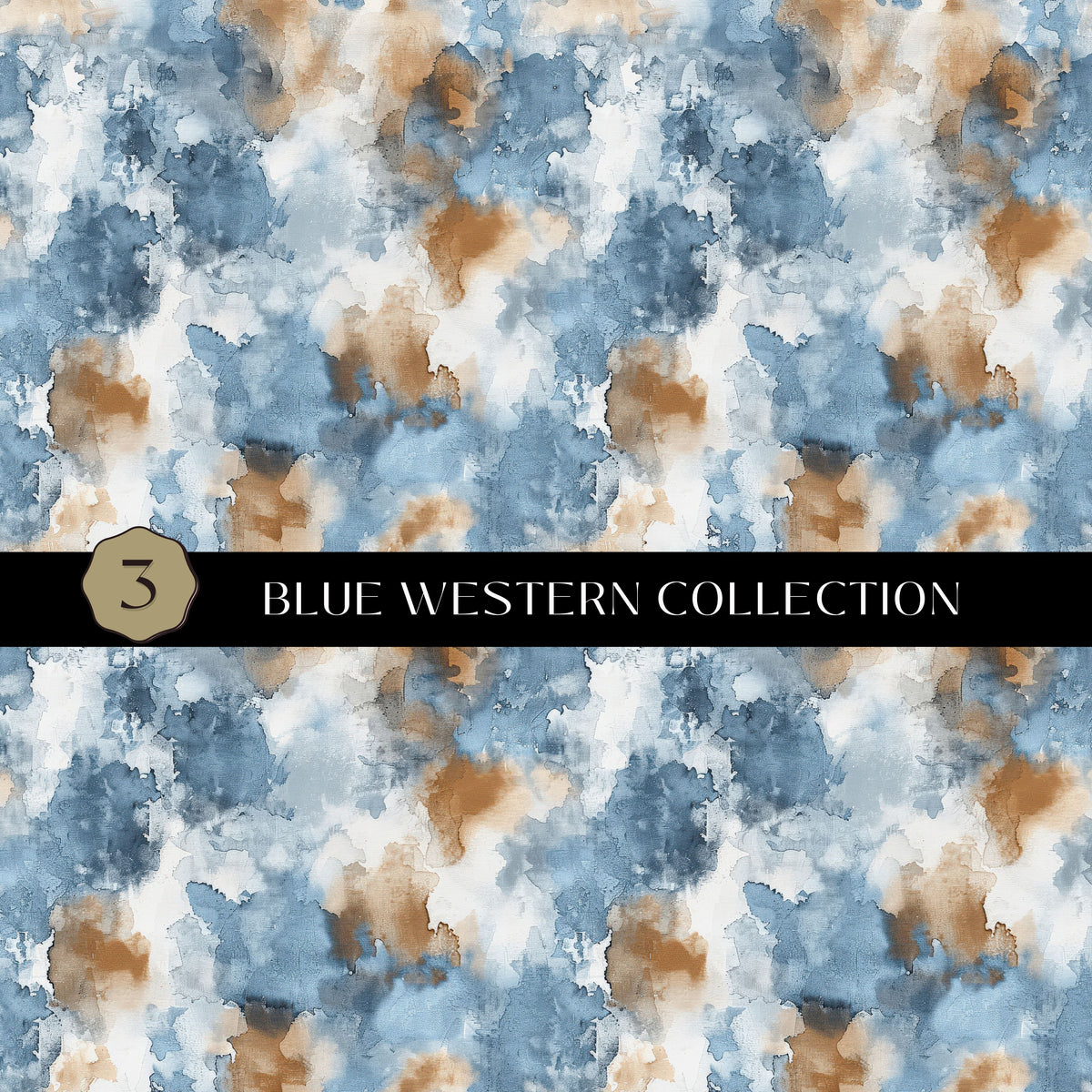 Blue Western Vinyl collection- 12x12 vinyl sheets-16 designs available