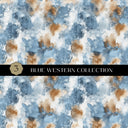 Blue Western Vinyl collection- 12x12 vinyl sheets-16 designs available