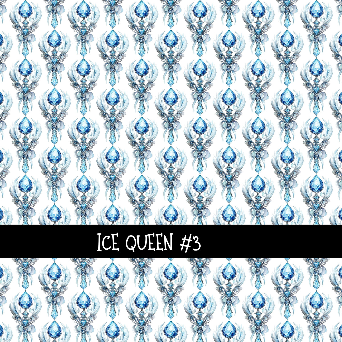 Ice Queen Collection vinyl sheets 12 Patterns to choose from