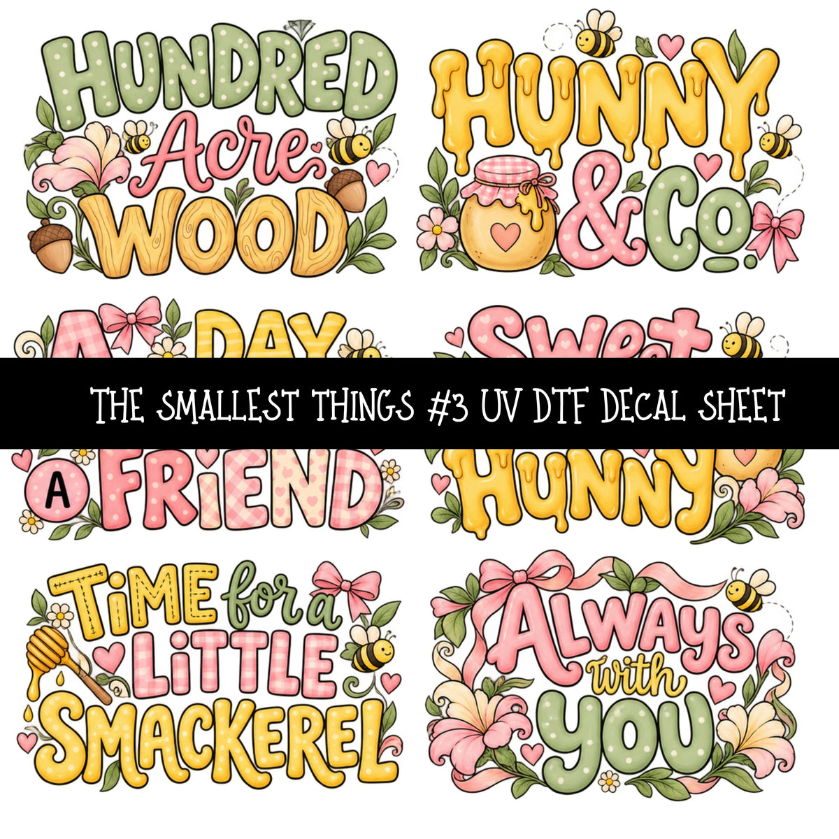 The smallest things  Decal sheets 11 Designs available