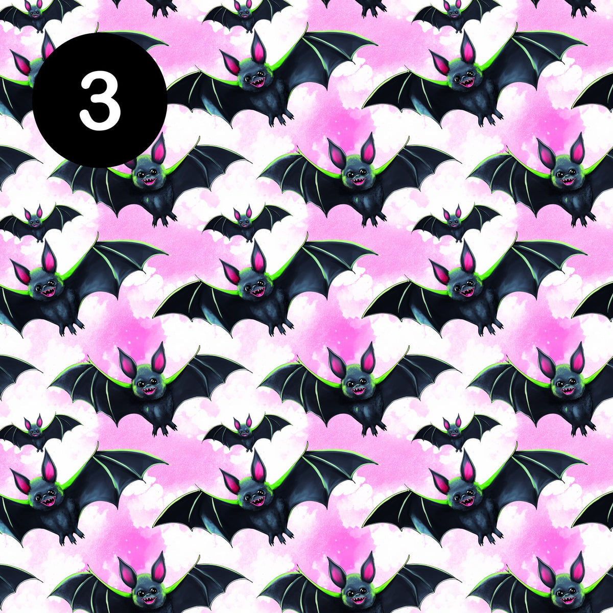Neon Halloween 12x12 Vinyl Sheets- 10 Designs Available