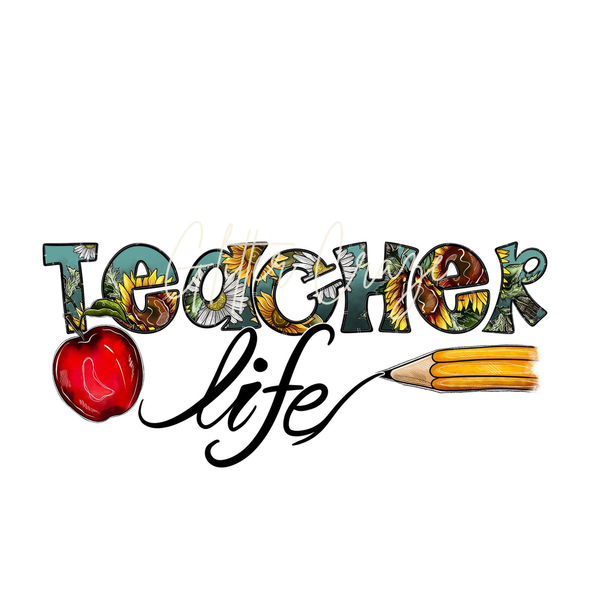 Teacher UV DTF decals - 8 Designs