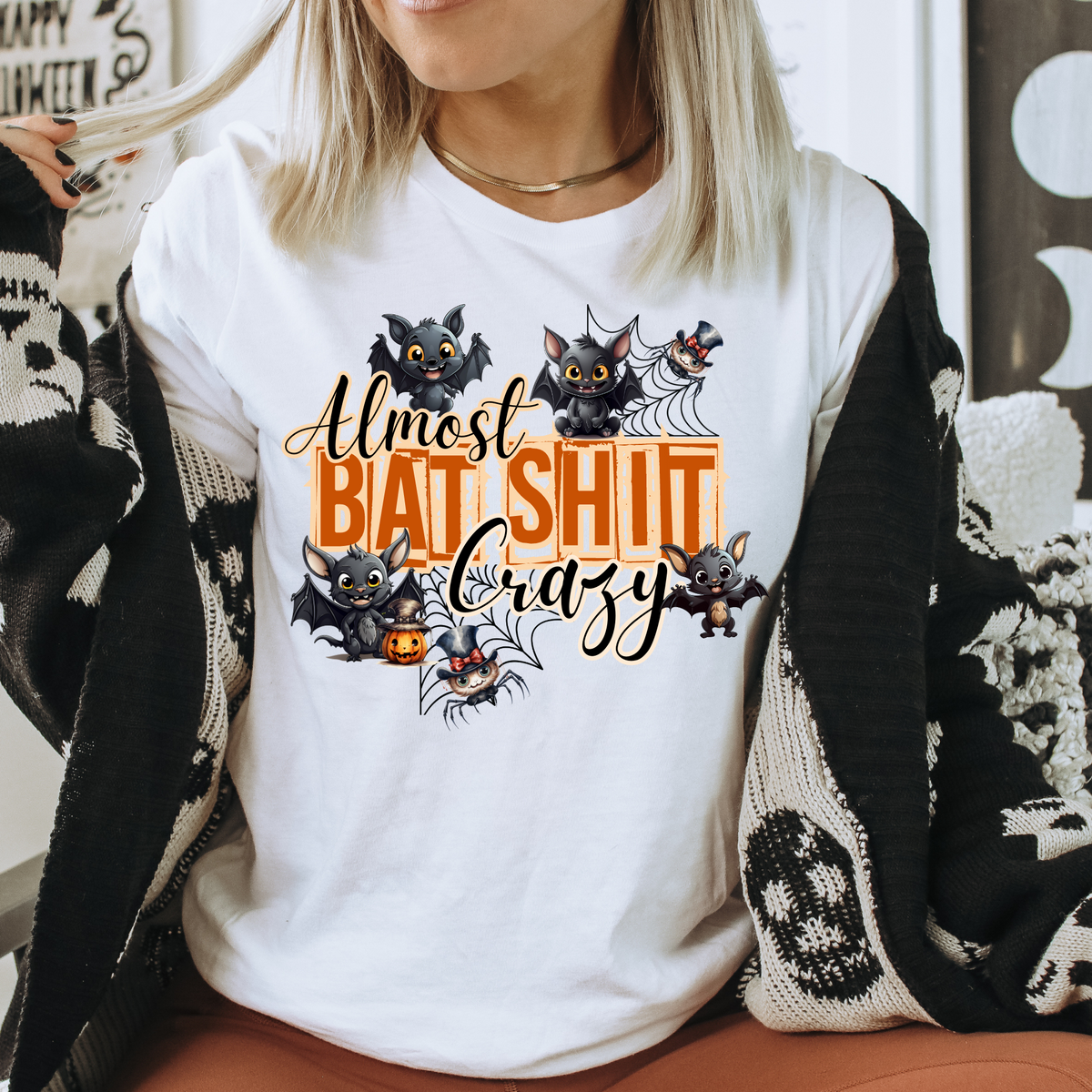 Bat Shit Crazy DTF transfers- 2 Designs