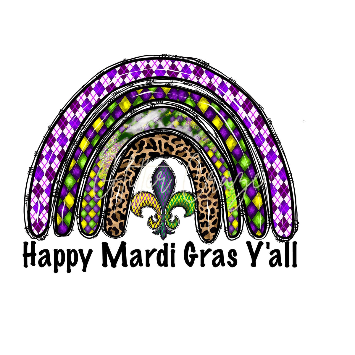 Mardis Gras DTF 8 Designs