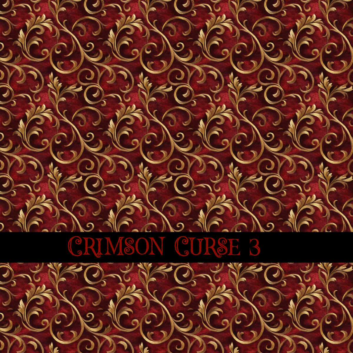 Crimson Curse Vinyl collection- 12x12 vinyl sheets-14 designs available