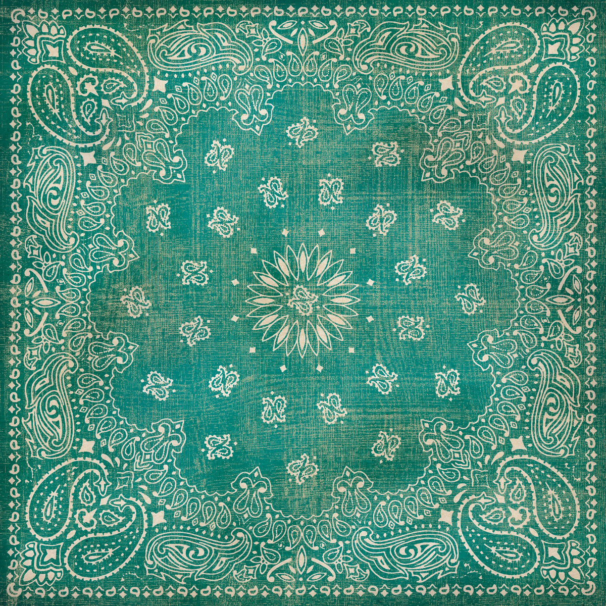 Vintage Bandana Collection Vinyl collection- 12x12 vinyl sheets-18 designs available