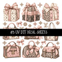 Bougie Nutcracker LV UV DTF Decal sheets 11 Designs available