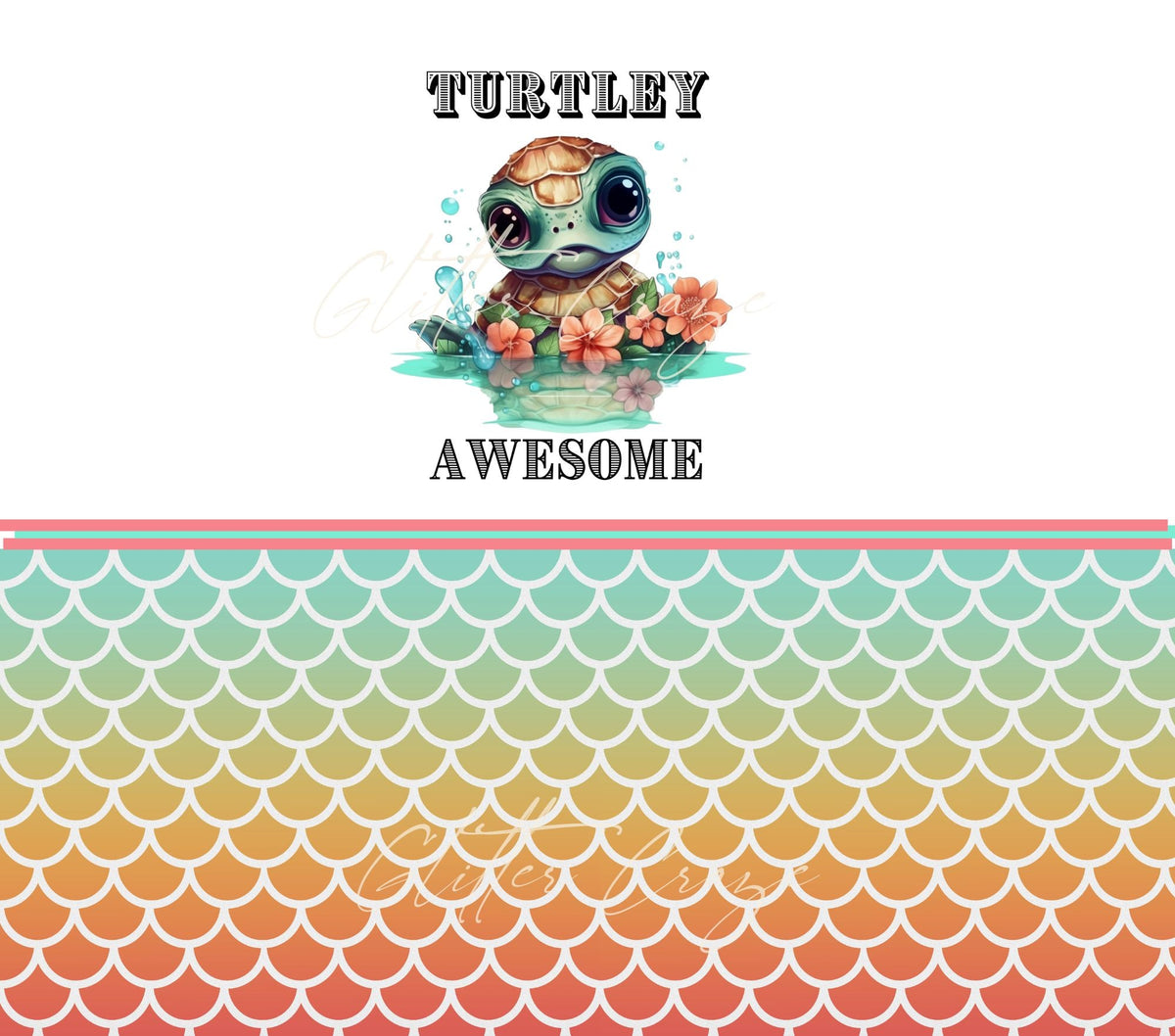 Turtle Tumbler wraps- 3 Designs