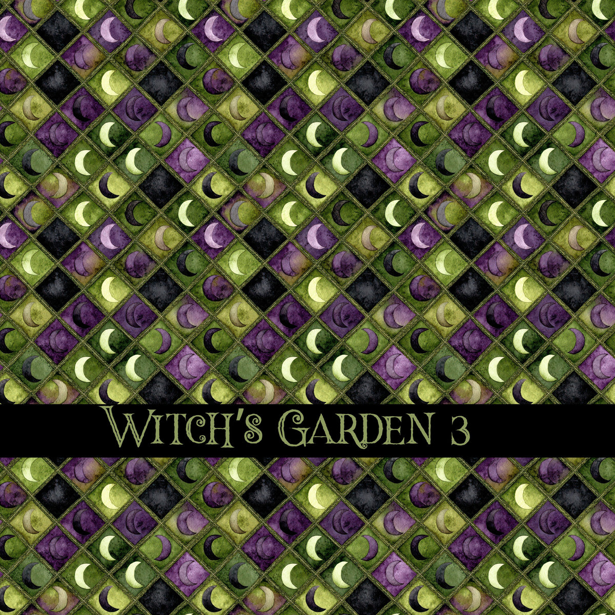 Witch's Garden Vinyl collection- 12x12 vinyl sheets-10 designs available