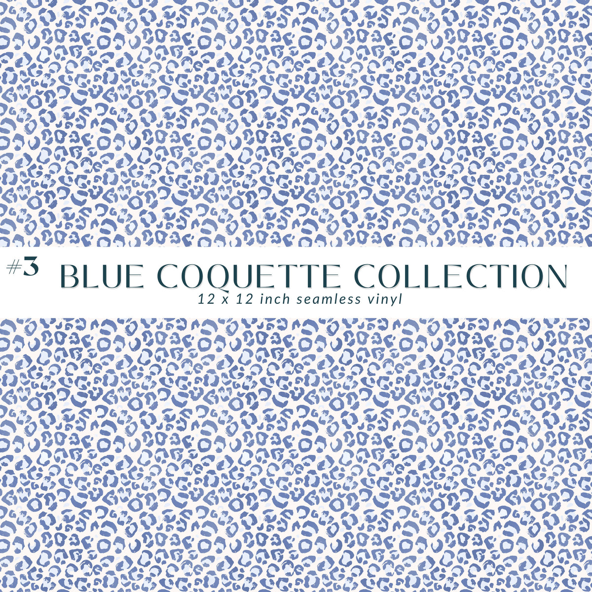 Blue Coquette Collection Vinyl collection- 12x12 vinyl sheets-20 designs available