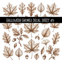 Halloween Gnomes UV DTF Decal sheets 6 Designs available