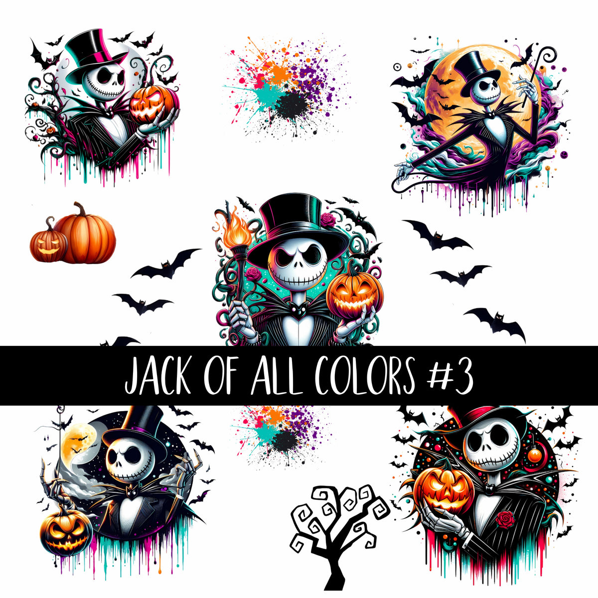 Jack of all colors UV Decal sheets 3 to choose from