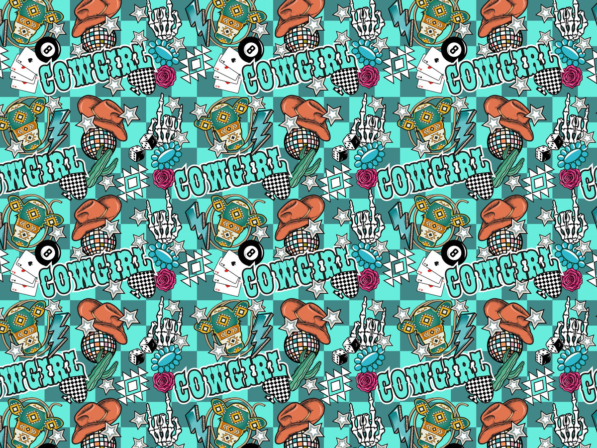 Colorful Western 12x12 Vinyl Sheets- 9 Designs Available