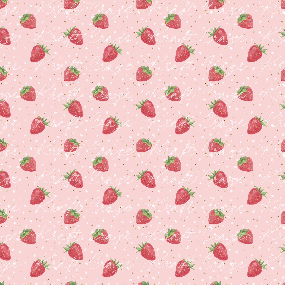 Strawberry Summer Collection 12x12 Vinyl Sheets- 11 Designs Available