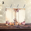 Victorian Skulls Vinyl Tumbler wraps- 20 Designs
