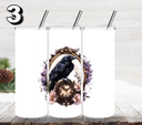 Gothic Raven UV DTF Decal