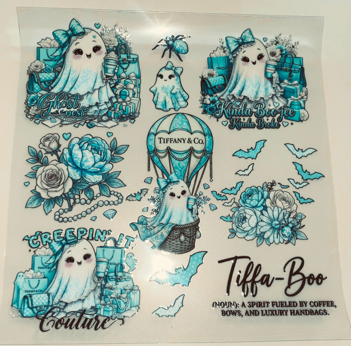 #165 Creepin it Couture Double sided Decal Sheet  ( 2 variants )
