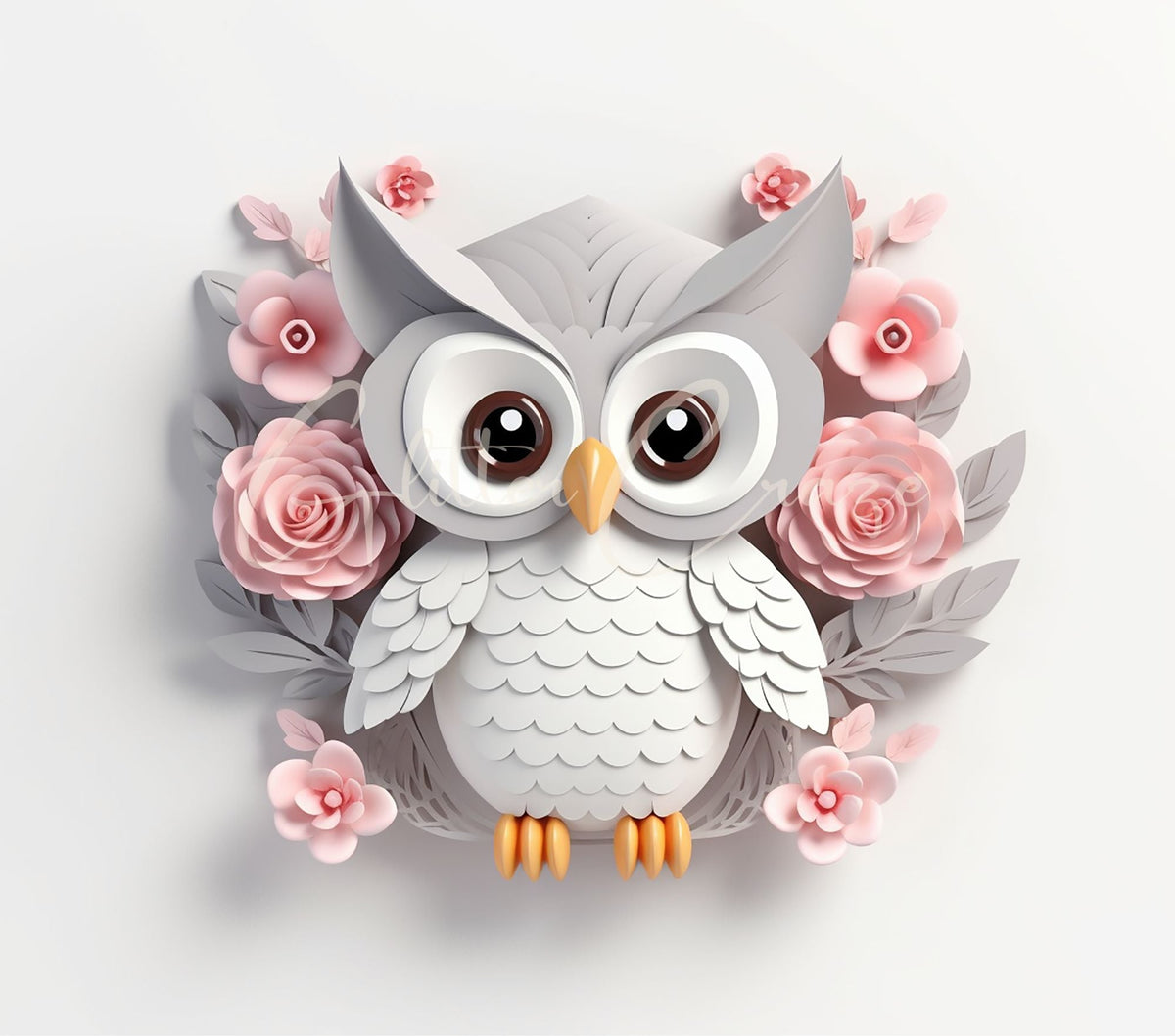 3D Owl Tumbler wraps- 8 Designs