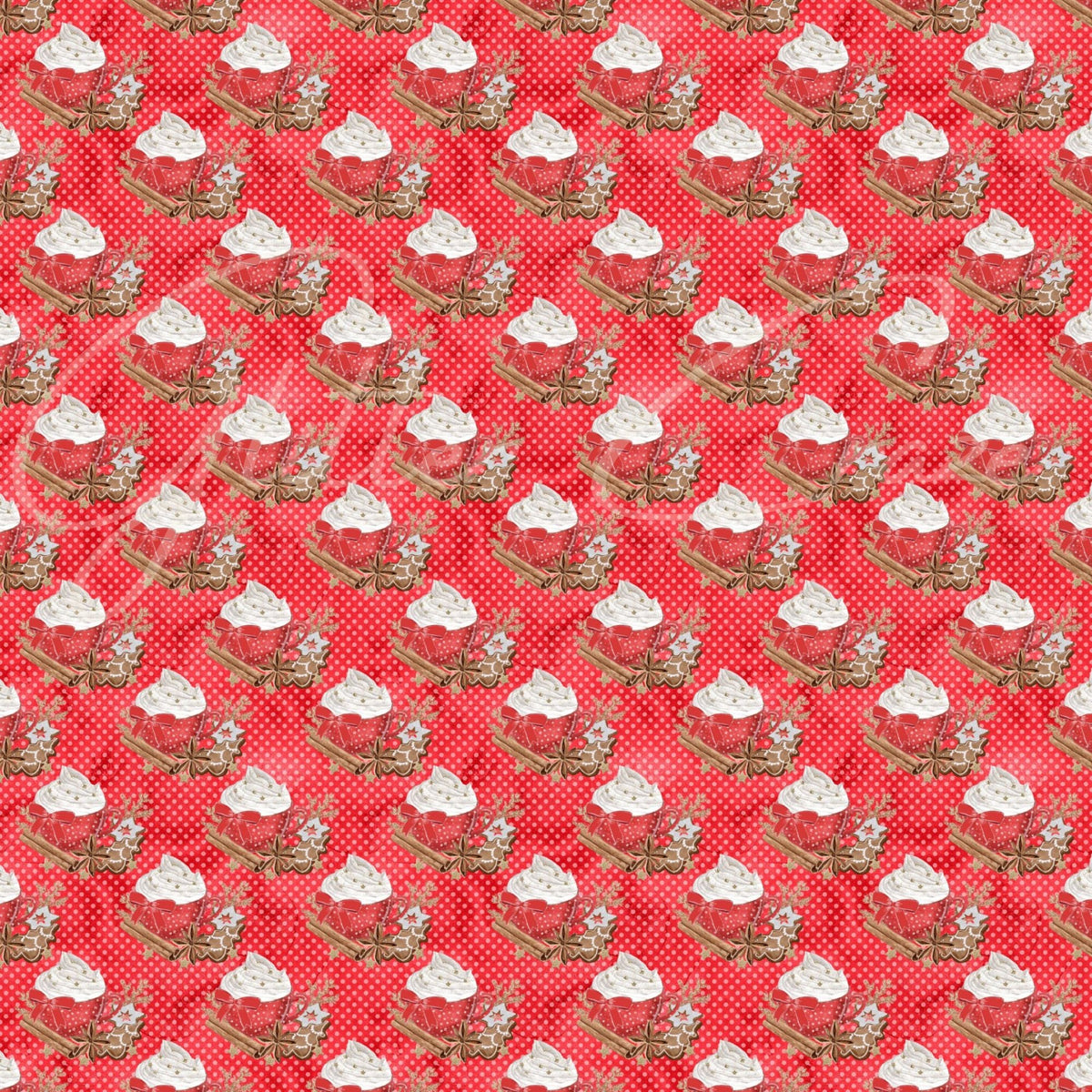 Christmas Cocoa Prints 12 x 12 and Wraps