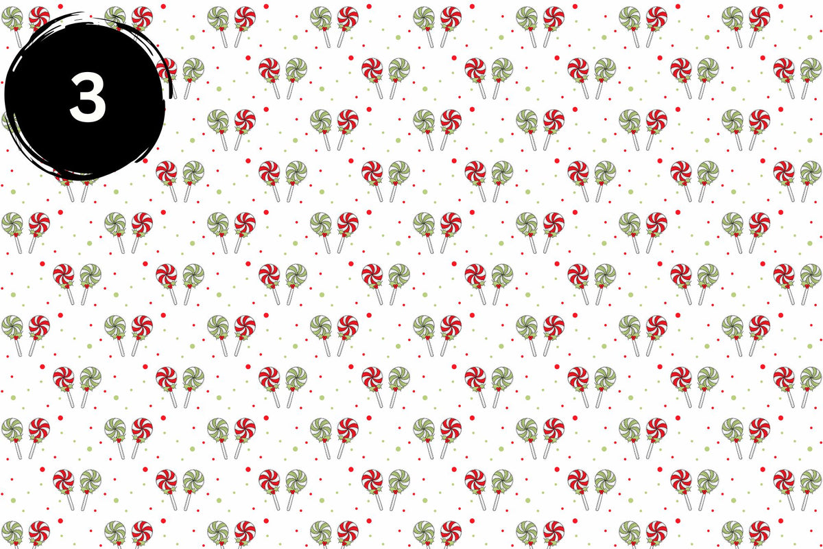 Merry Xmas vinyl collection- 12x12 sheets- 5 designs available