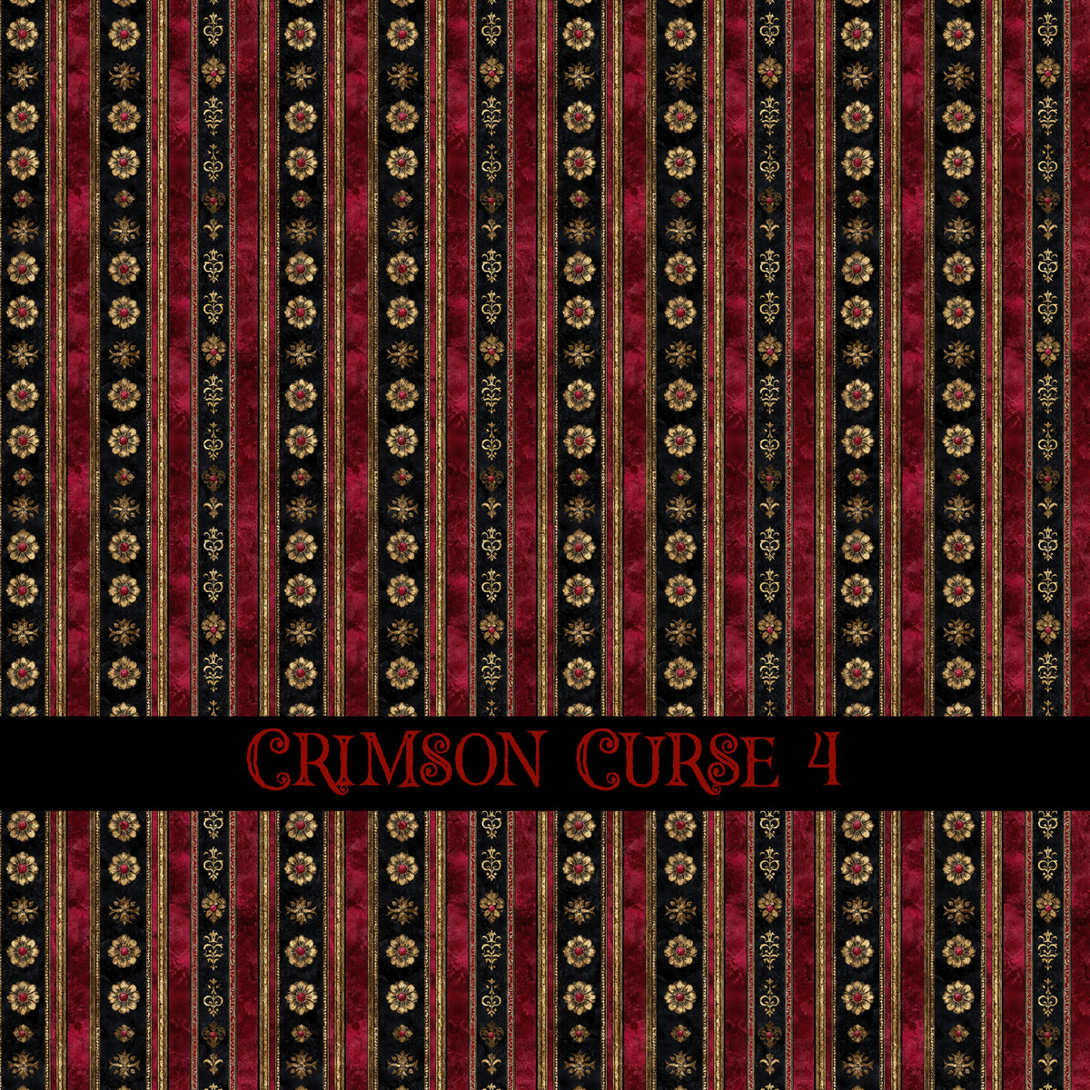 Crimson Curse Vinyl collection- 12x12 vinyl sheets-14 designs available