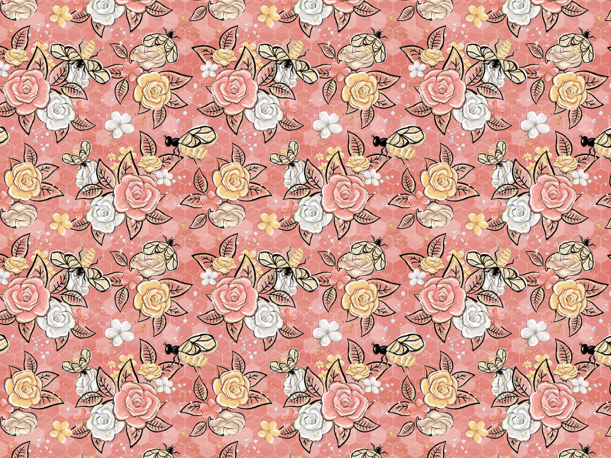 Honey Bee Vinyl collection- 12x12 vinyl sheets-18 designs available