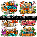 Yabba Dabba Doo UV DTF Decal sheets 12 Designs available