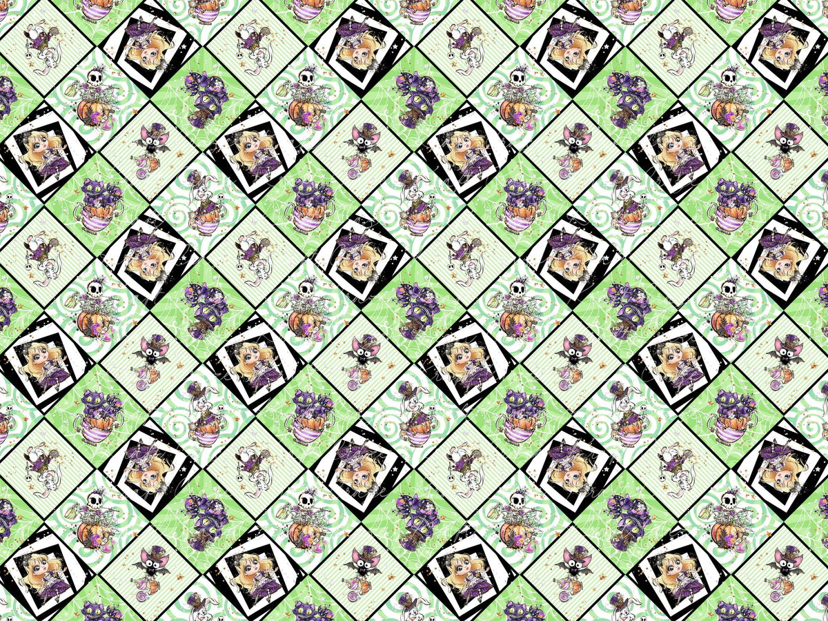 Halloween Wonderland Vinyl collection- 12x12 vinyl sheets-14 designs available